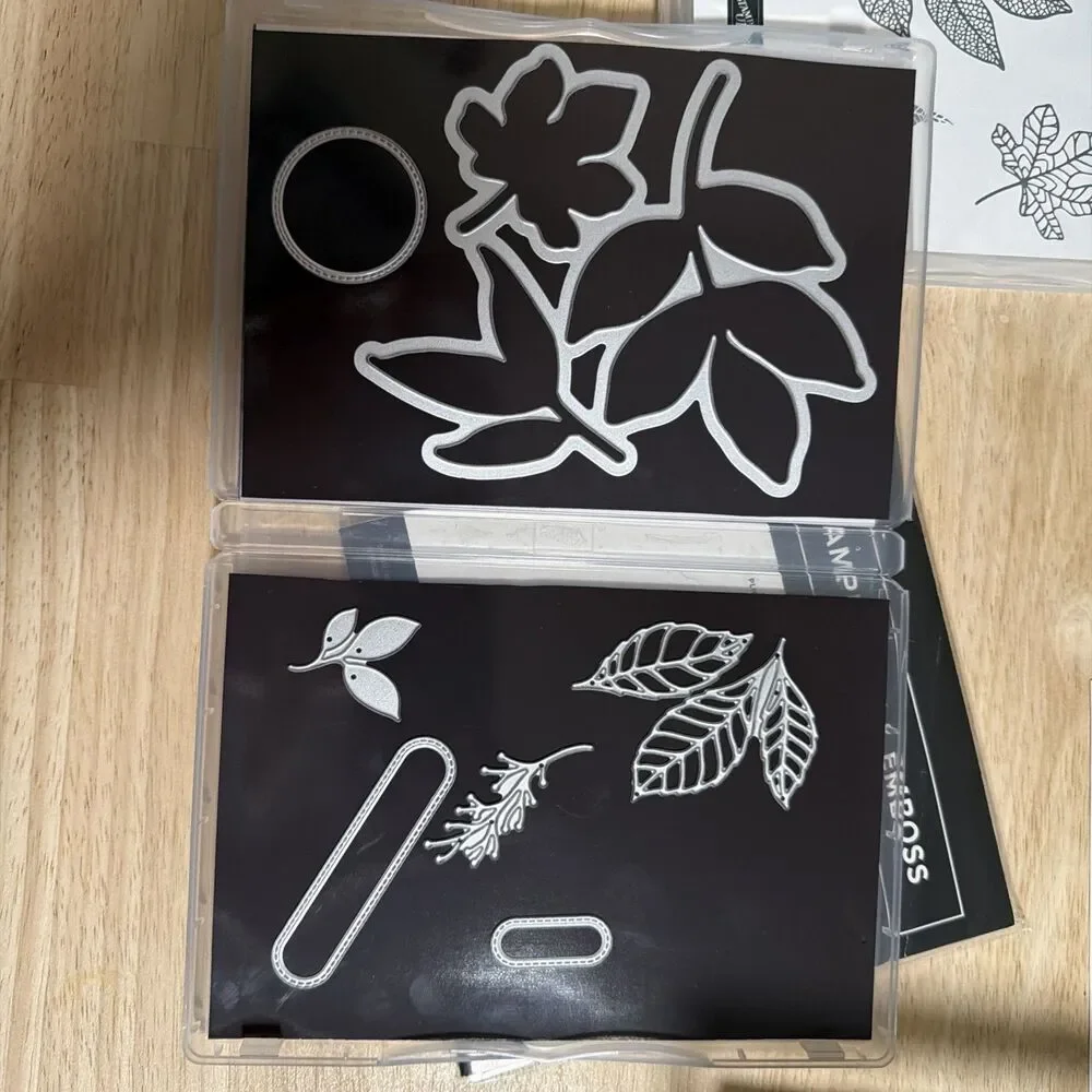 Stampin Up! CHANGING LEAVES Stamp Set, DIES  & embossing folder